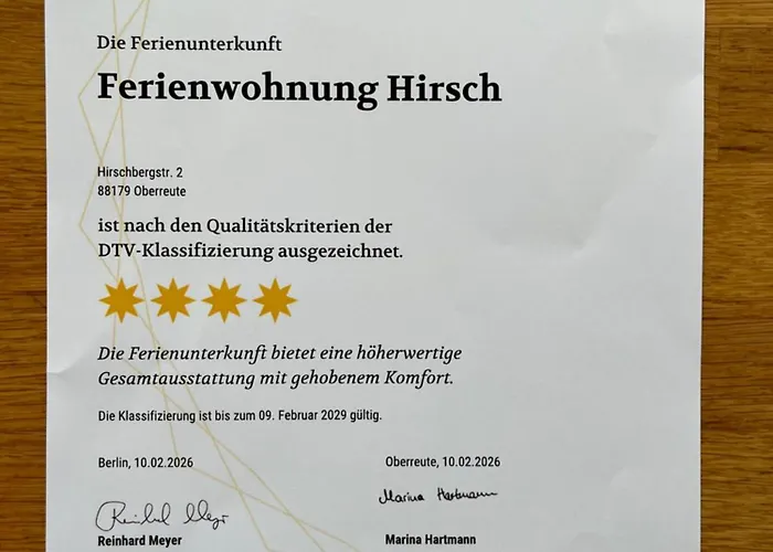 Apartment Hirsch Im Allgäu Oberreute
